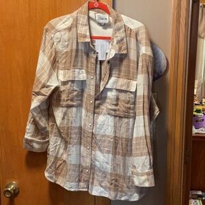 Ladies American Eagle Flannel Shirt NWT. Size XL. Super Soft